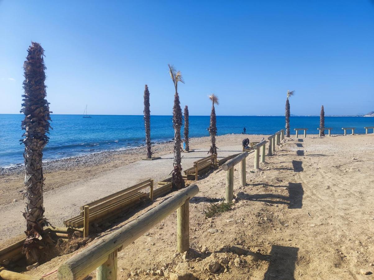 Primera Linea De Mar Con Piscina, Gimnasio Y Parking 2 Hab Y 2 Banos Villajoyosa Kültér fotó